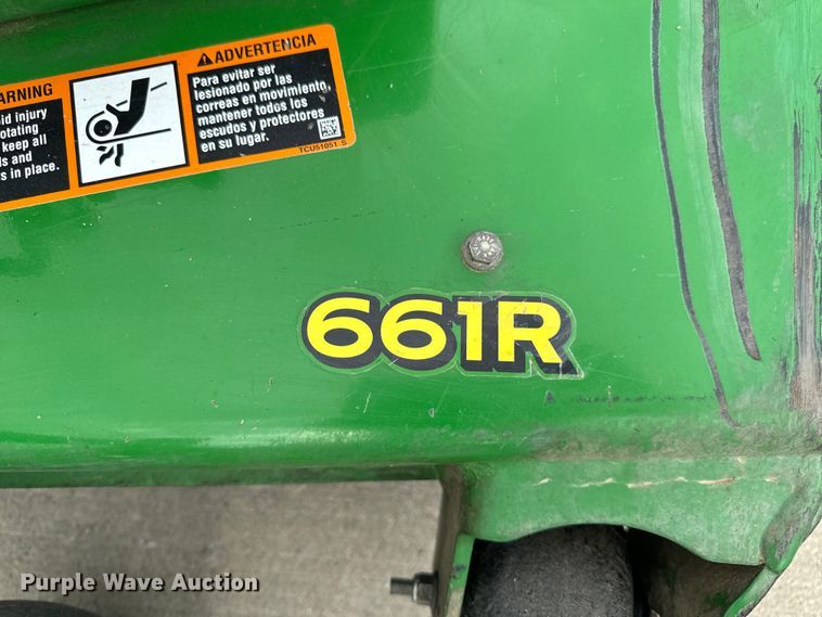 image for item OF9715 2022 John Deere 661R ZTR lawn mower