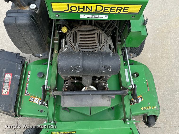 image for item OF9716 2022 John Deere 652R ZTR lawn mower