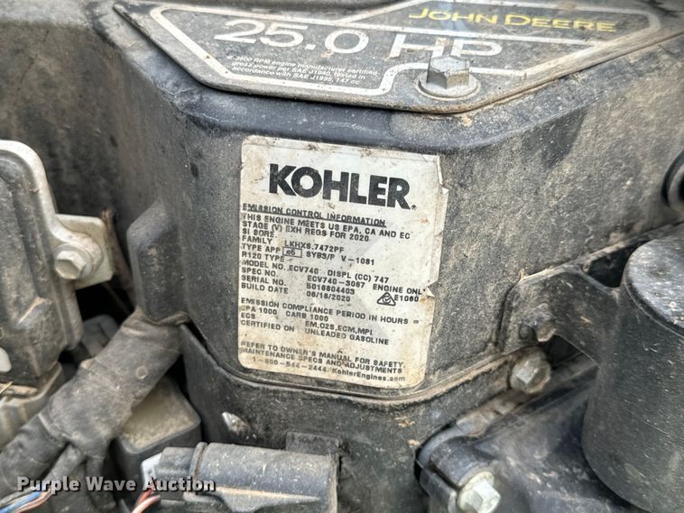 image for item OF9716 2022 John Deere 652R ZTR lawn mower