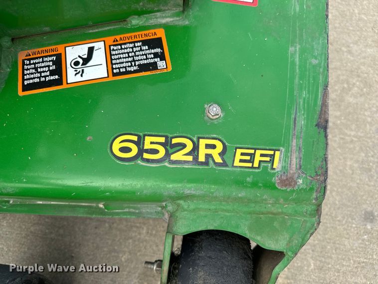 image for item OF9716 2022 John Deere 652R ZTR lawn mower