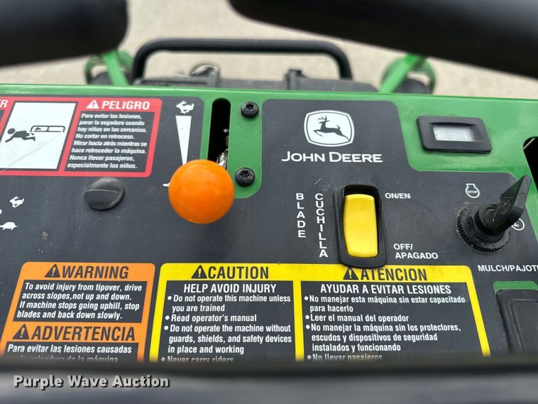 image for item OF9718 2021 John Deere 661R ZTR lawn mower