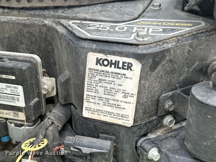 image for item OF9718 2021 John Deere 661R ZTR lawn mower