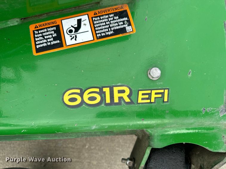 image for item OF9718 2021 John Deere 661R ZTR lawn mower
