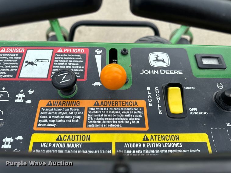 image for item OF9719 2022 John Deere 661R ZTR lawn mower