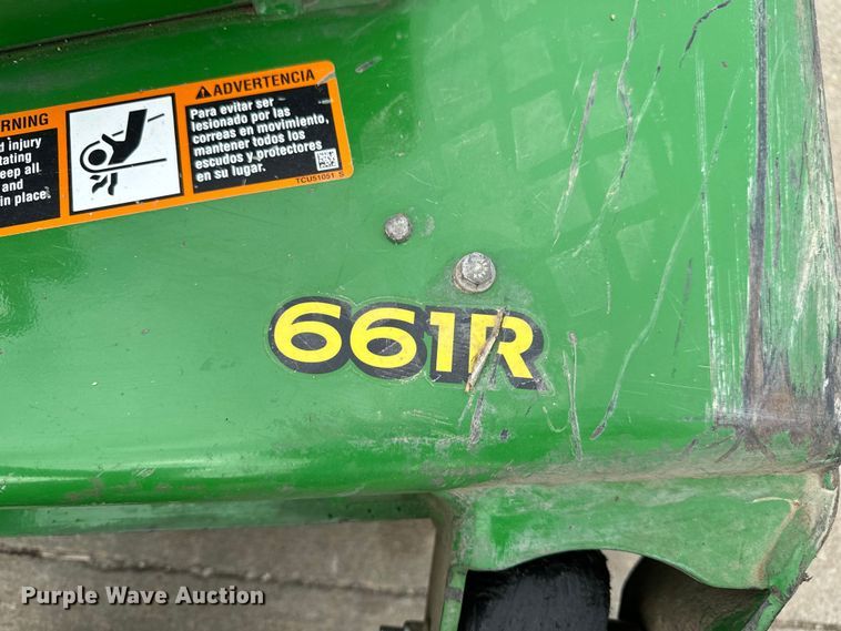 image for item OF9719 2022 John Deere 661R ZTR lawn mower