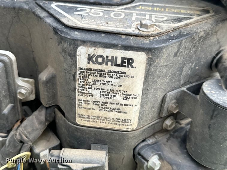 image for item OF9720 2020 John Deere 652R ZTR lawn mower