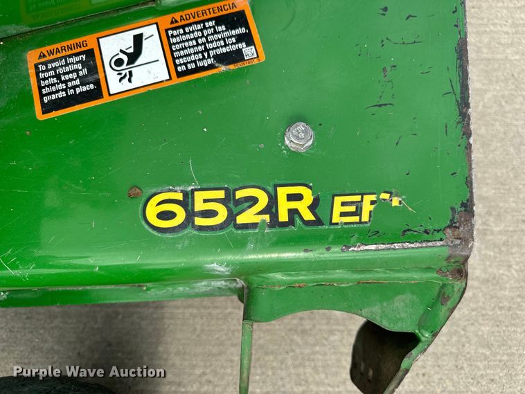 image for item OF9720 2020 John Deere 652R ZTR lawn mower
