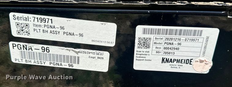 image for item OF9730 Knapheide  PGNA-96 flatbed