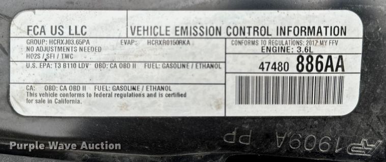 image for item OF9732 2017 Braun Ability Grand Caravan handicap accessible van