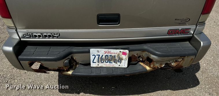 image for item OG9563 2000 GMC Jimmy SUV