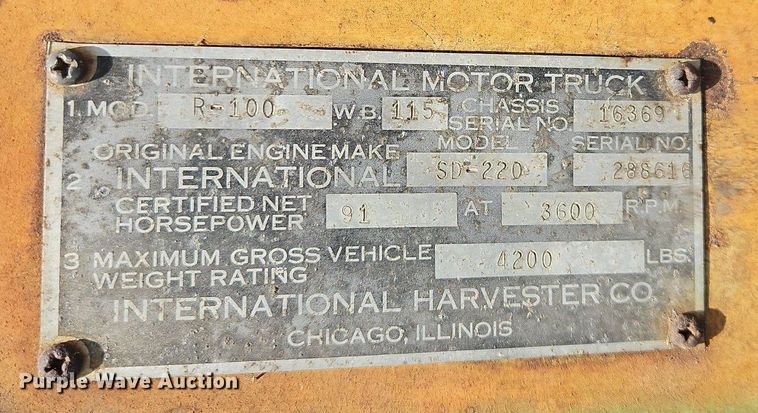 image for item OK9963 1953 International  288 shop built coupe