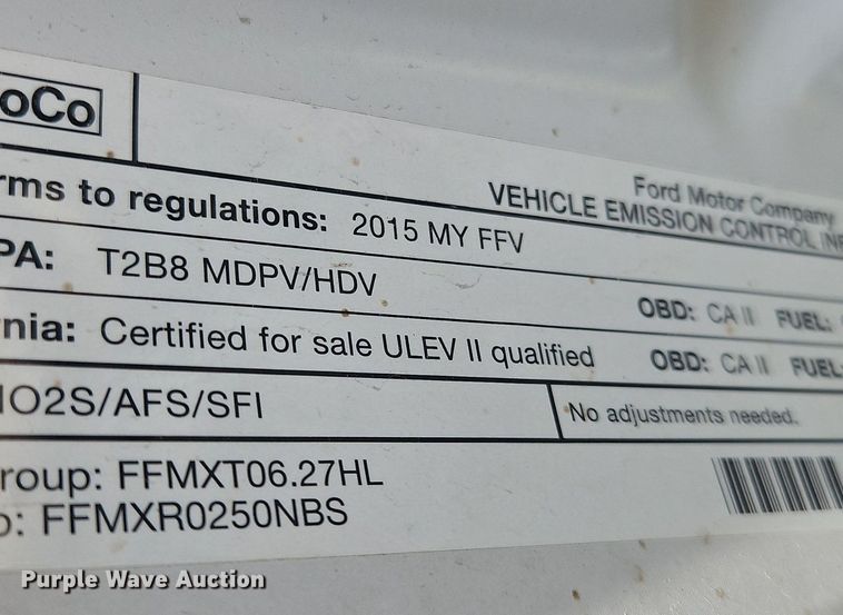 image for item OK9973 2015 Ford F250 pickup truck