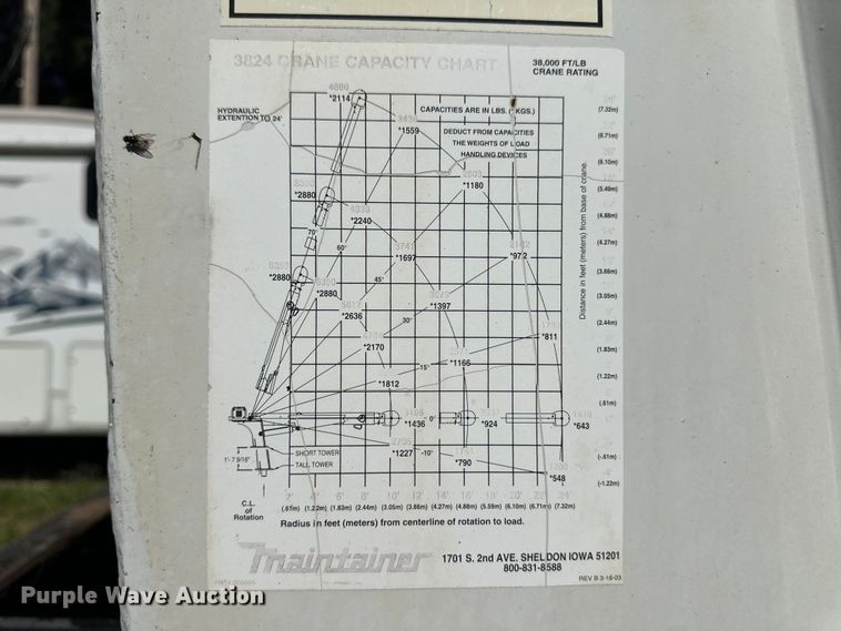 image for item OL9647 2005 Ford F550 Super Duty utility / service truck