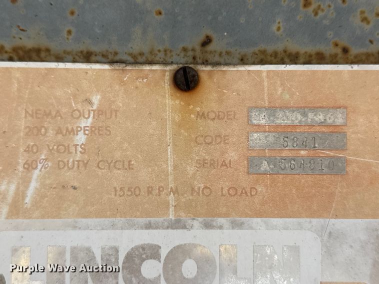 image for item OL9650 Lincoln SA-300–F-163 welder