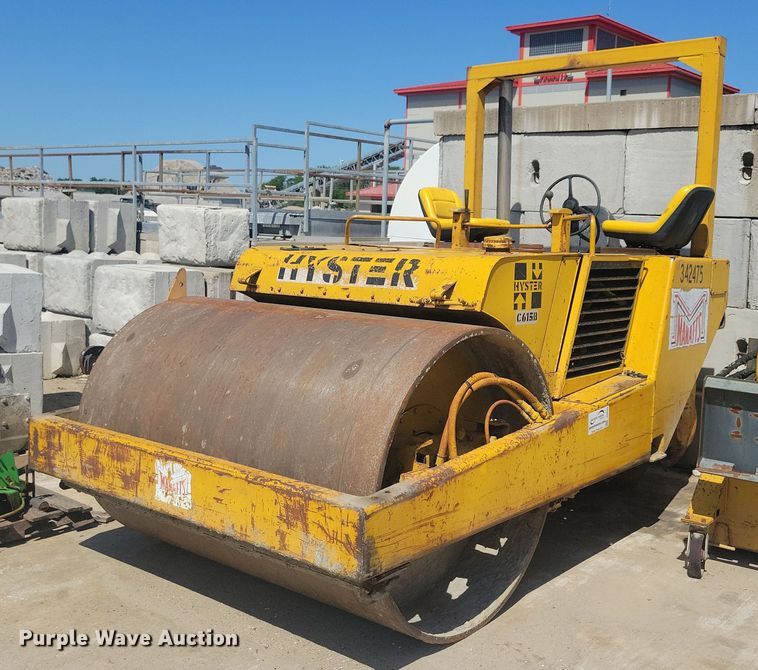 image for item DG0625 1980 Hyster C615B single drum roller