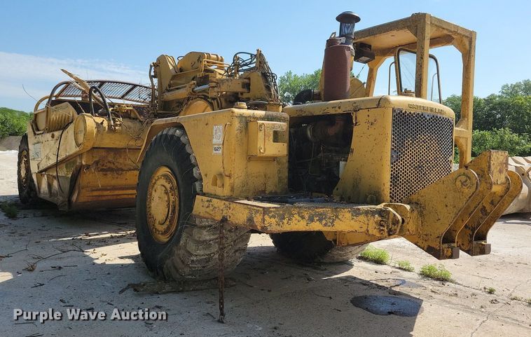 image for item DG0654 1973 Caterpillar 627 conventional scraper 