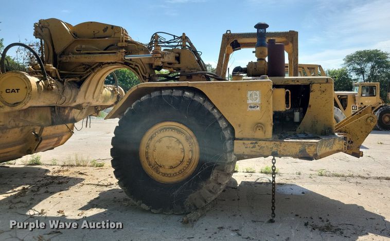 image for item DG0654 1973 Caterpillar 627 conventional scraper 