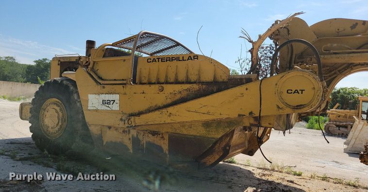 image for item DG0654 1973 Caterpillar 627 conventional scraper 