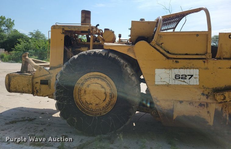 image for item DG0654 1973 Caterpillar 627 conventional scraper 