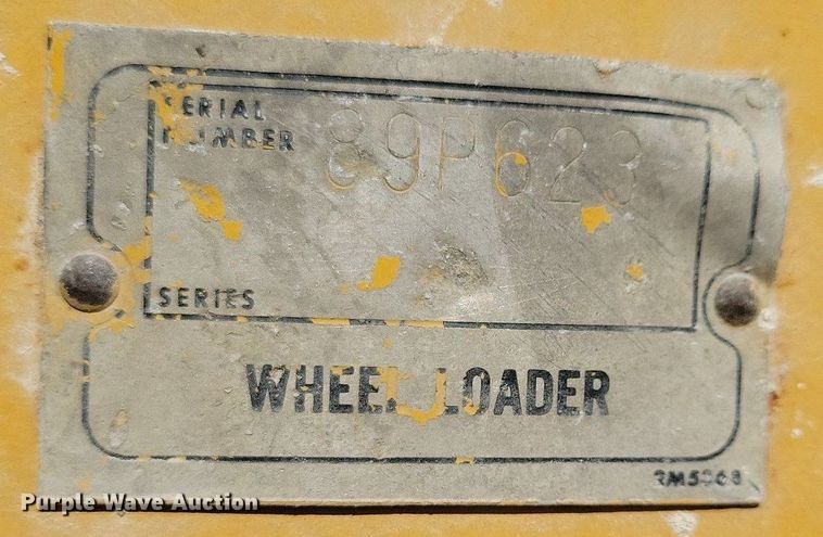 image for item DG0655 1970 Caterpillar 980B wheel loader