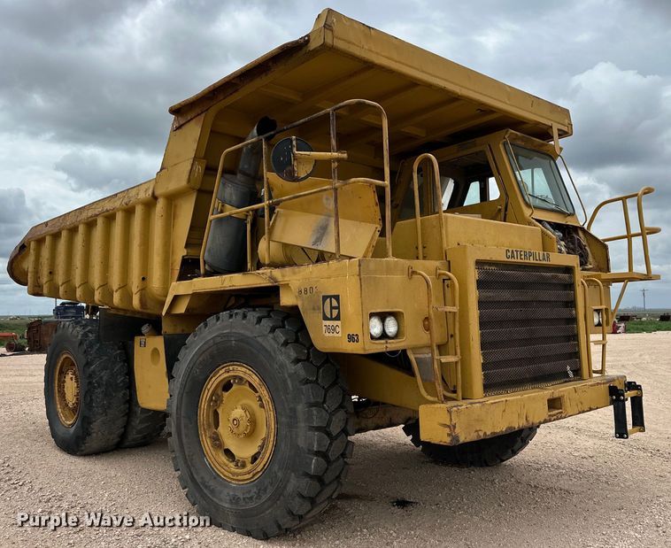 image for item DK6671 1980 Caterpillar 769C haul truck