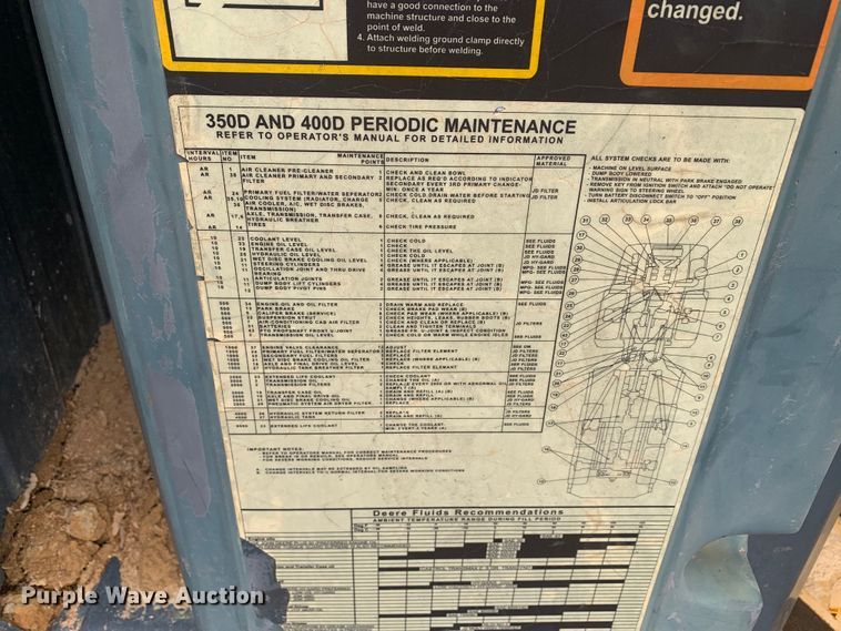 image for item DM7918 2004 John Deere 350D haul truck