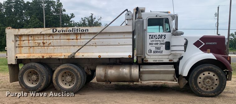 image for item DM7921 1985 Kenworth W900 dump truck
