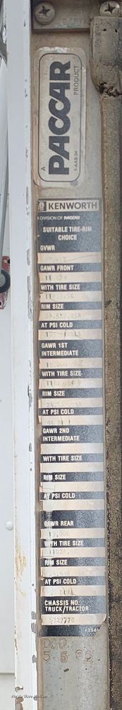 image for item DM7921 1985 Kenworth W900 dump truck