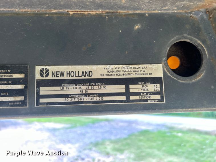 image for item DO6554 2001 New Holland LB75.B backhoe