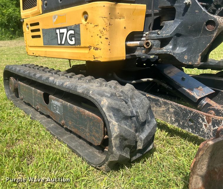 image for item DO6568 2016 John Deere 17G mini excavator