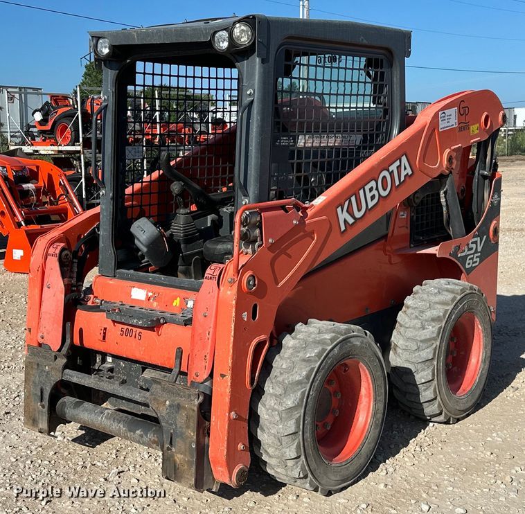 image for item DO6969 2017 Kubota  SSV65 skid steer loader