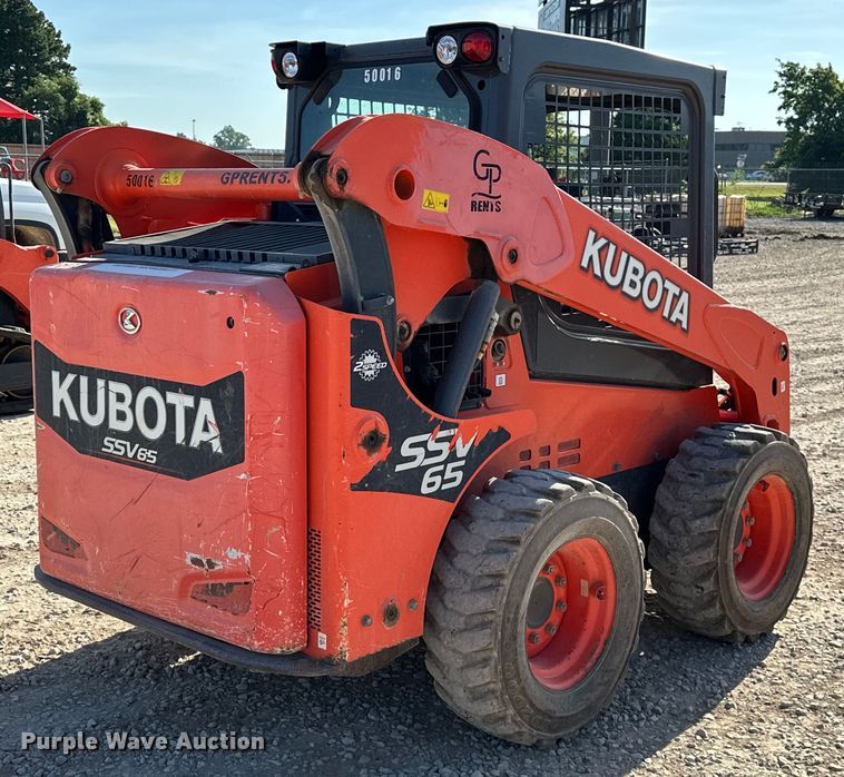 image for item DO6969 2017 Kubota  SSV65 skid steer loader