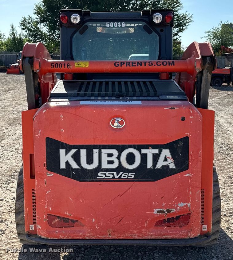 image for item DO6969 2017 Kubota  SSV65 skid steer loader