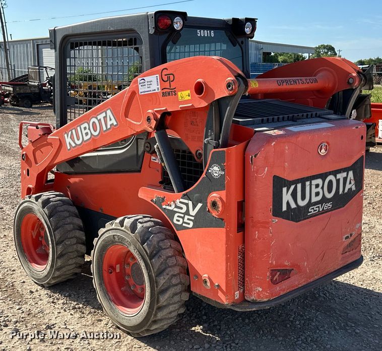 image for item DO6969 2017 Kubota  SSV65 skid steer loader