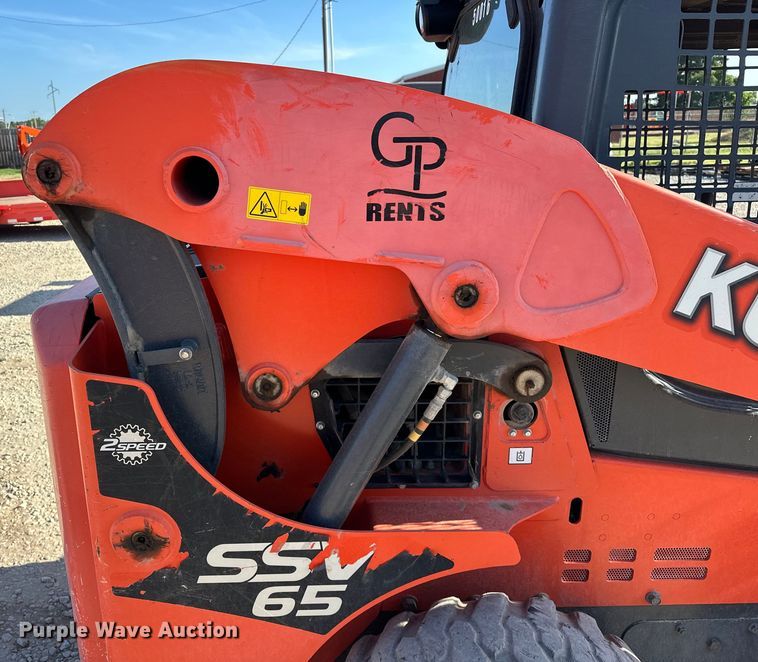 image for item DO6969 2017 Kubota  SSV65 skid steer loader