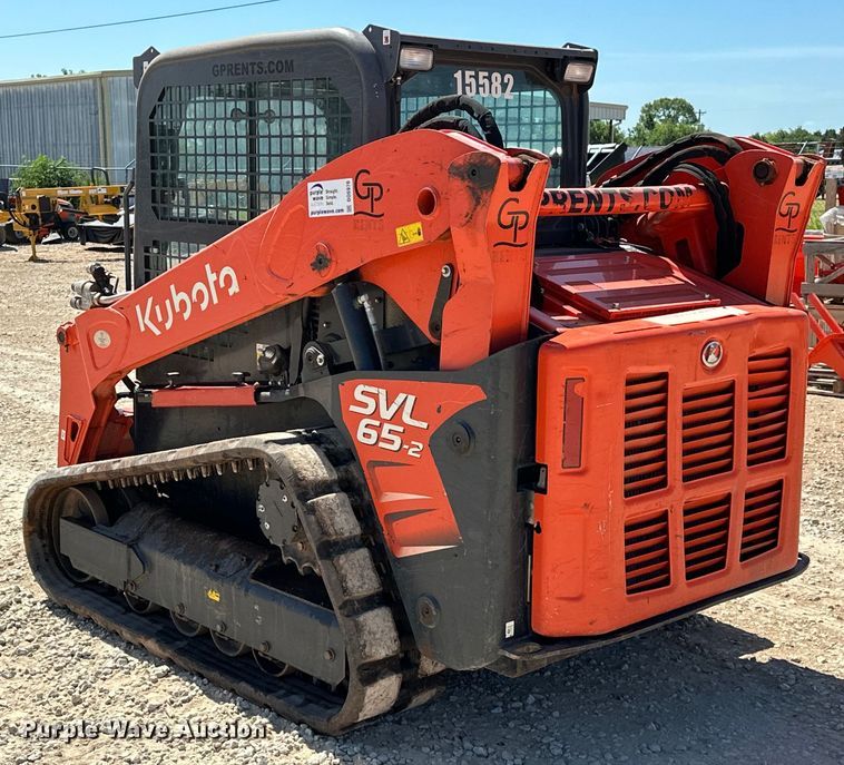 image for item DO6970 2021 Kubota  SVL65-2 tracked skid steer loader