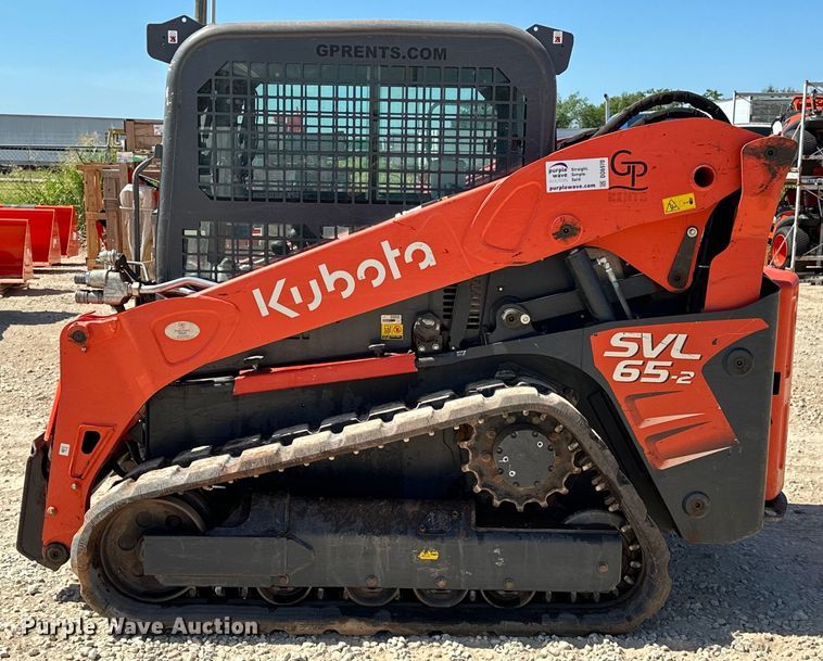 image for item DO6970 2021 Kubota  SVL65-2 tracked skid steer loader