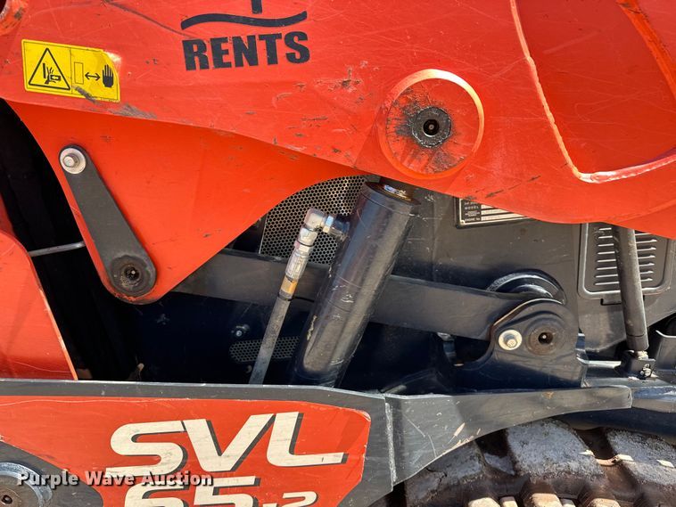 image for item DO6970 2021 Kubota  SVL65-2 tracked skid steer loader