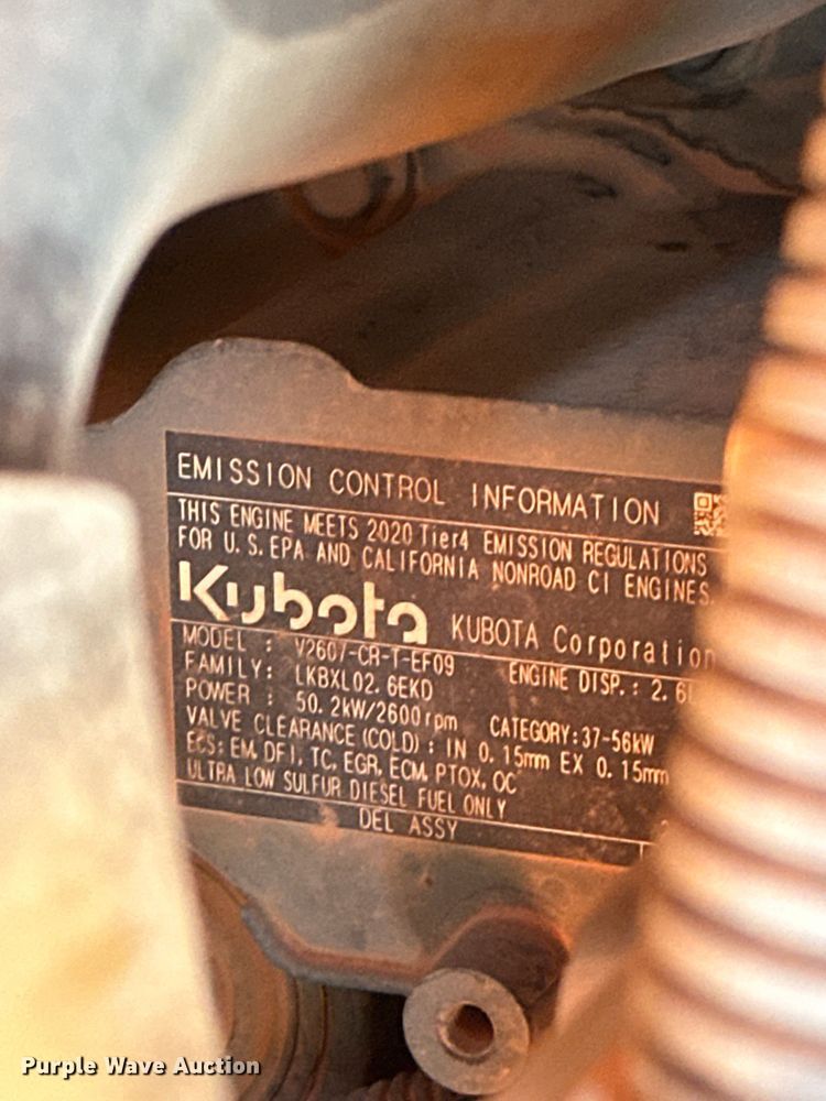 image for item DO6970 2021 Kubota  SVL65-2 tracked skid steer loader