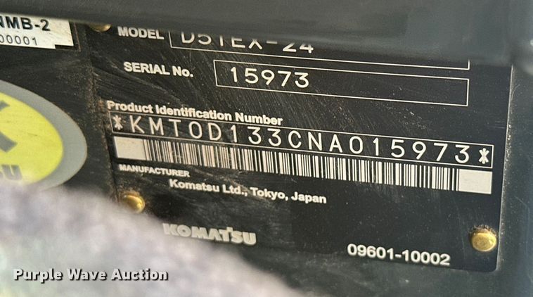 image for item DO6971 2023 Komatsu  D51EX-24 dozer