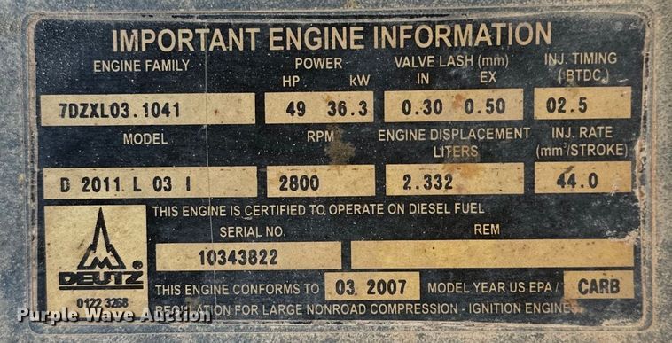 image for item DO6985 2007 Genie S-60 boom lift