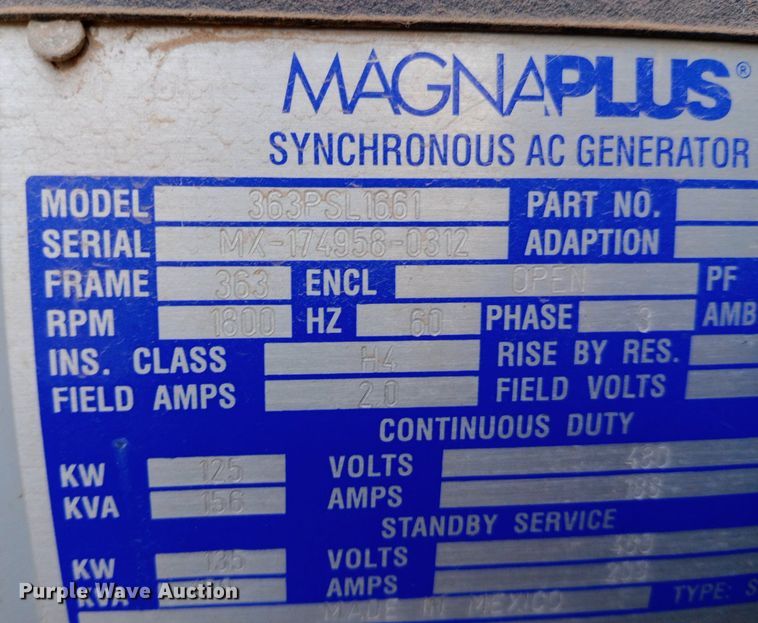 image for item DO7032 Magnum  Magna Plus 150 generator