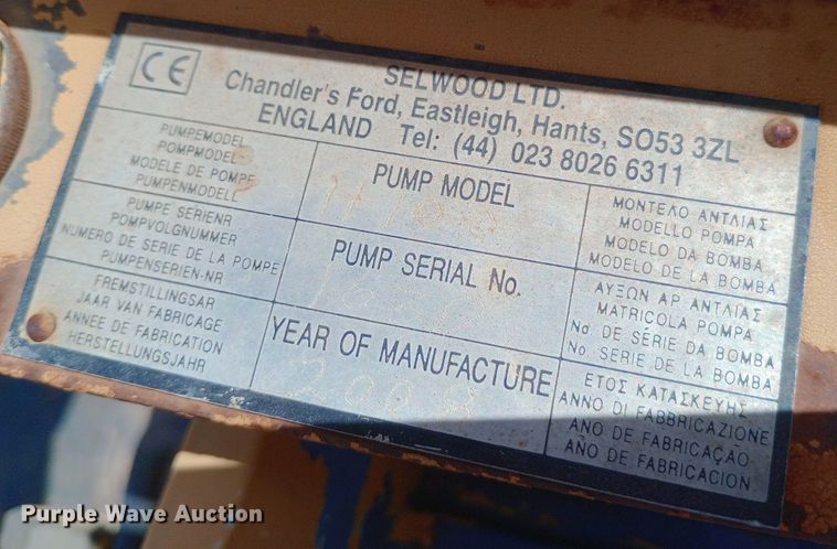 image for item DO7041 Selwood water pump