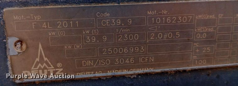 image for item DO7058 Deutz  F4L2011 engine