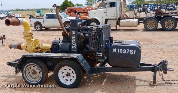 image for item DO7061 2011 Mission  pump trailer