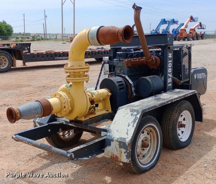 image for item DO7061 2011 Mission  pump trailer