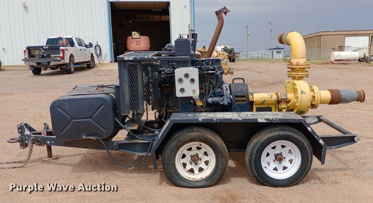 image for item DO7061 2011 Mission  pump trailer