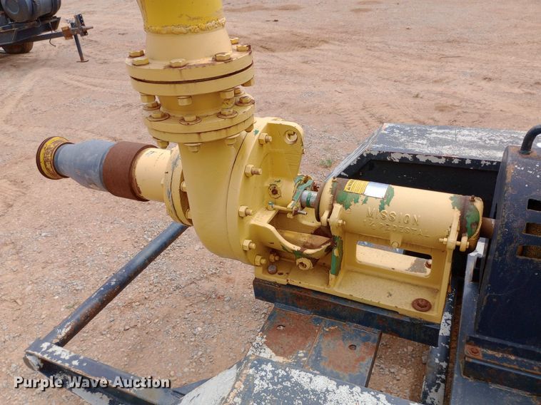 image for item DO7061 2011 Mission  pump trailer