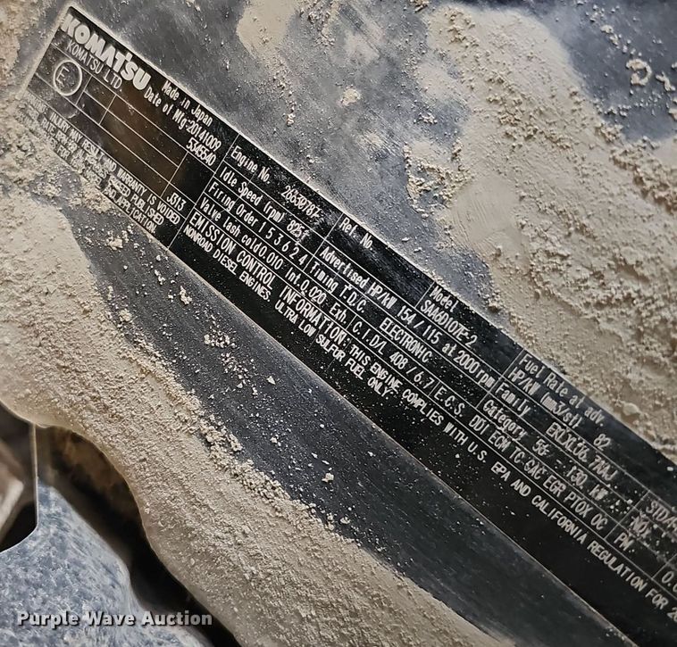 image for item DP0949 2016 Komatsu WA270-7 wheel loader