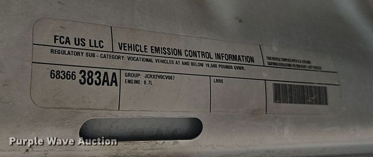 image for item DP0979 2018 Dodge Ram 5500HD utility / service truck